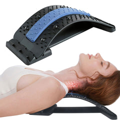 Lumbar Relief Massage Pad: Adjustable Back Pain Solution with 88 Acupoint Massage