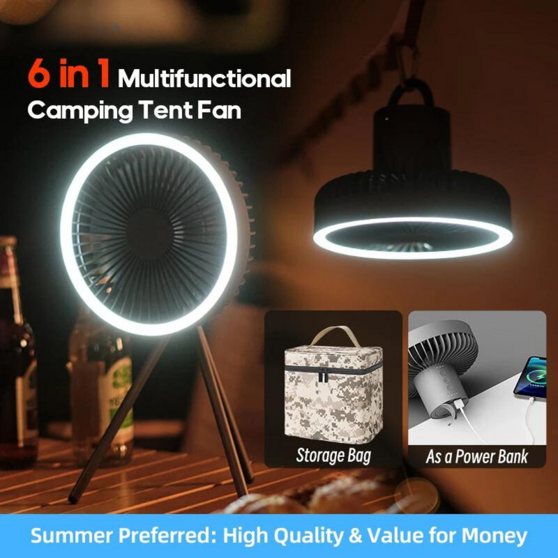 Rechargeable Camping Fan