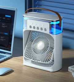 Stay Cool and Boost Productivity with Our Portable Humidifier Fan Air Conditioner!