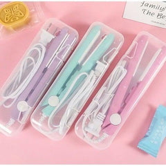 Mini Ceramic Hair Curler and Straightener