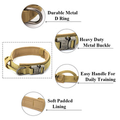 Heavy Duty Dog Collar & Leash