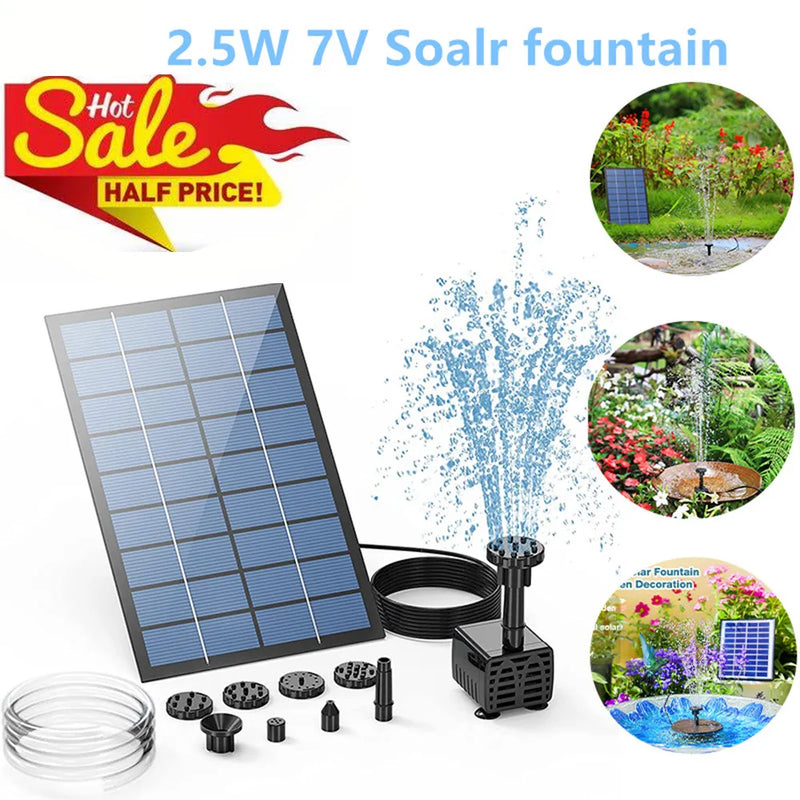 Solar Fountain Garden Pump