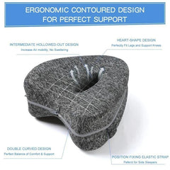 Heart-Shaped Memory Foam Leg Pillow