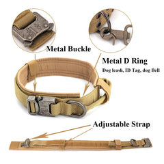 Heavy Duty Dog Collar & Leash