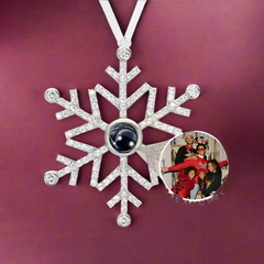 Enchanting Snowflake Projection Ornament