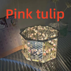 DIY Tulip Mirror Nightlight