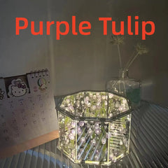 DIY Tulip Mirror Nightlight