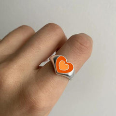 Creative Love Heart Ring a delightful blend of elegance and charm