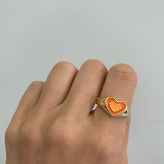 Creative Love Heart Ring a delightful blend of elegance and charm