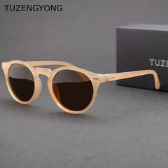 Designer Polarized Round Lens Sunglasses