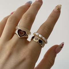 Creative Love Heart Ring a delightful blend of elegance and charm