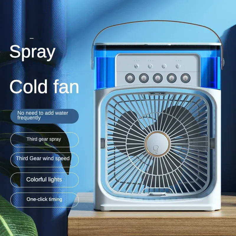 Stay Cool and Boost Productivity with Our Portable Humidifier Fan Air Conditioner!